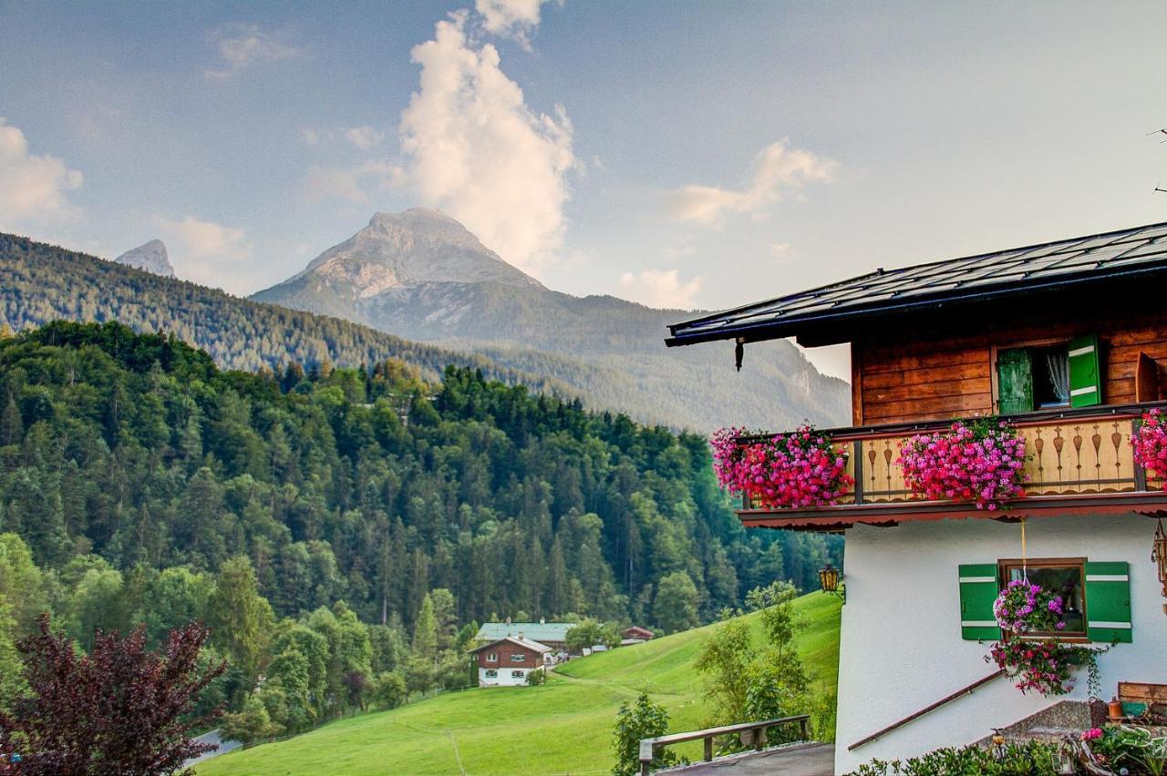 Ferienhaus Wiesenlehen Bischofswiesen Dış mekan fotoğraf
